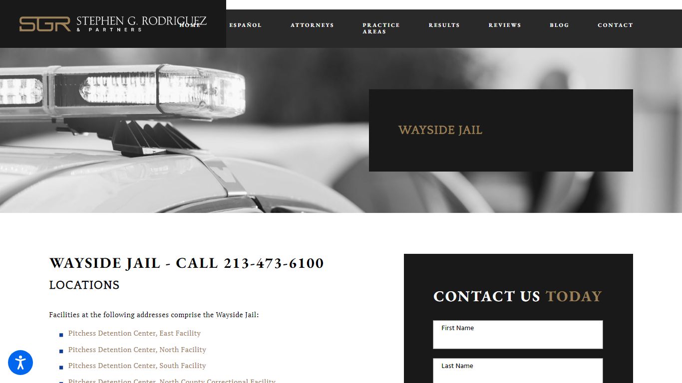 Wayside Jail | Wayside Correctional Facility | LA Criminal Attorney
